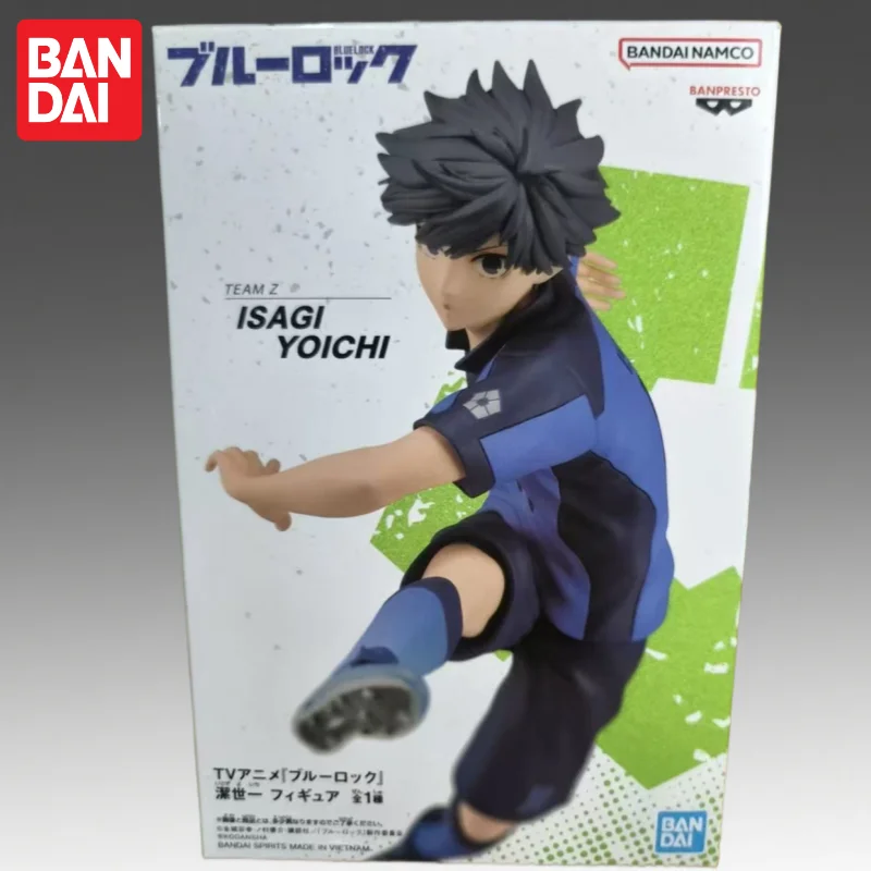 In Stock Bandai Original Banpresto Blue Lock Isagi Yoichi Action Figure Model Doll Brand New Boxed Anime Characters Garage
