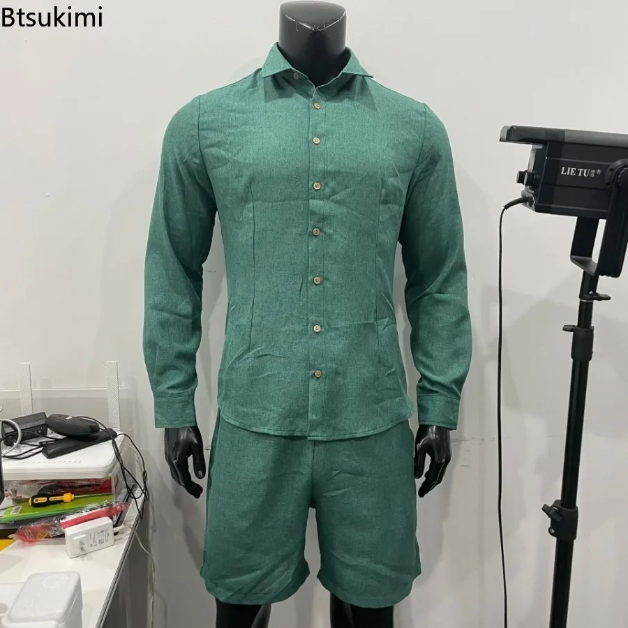 Thumbnail 4 - #17 Top 50 Mens Cotton Linen Summer Shorts
