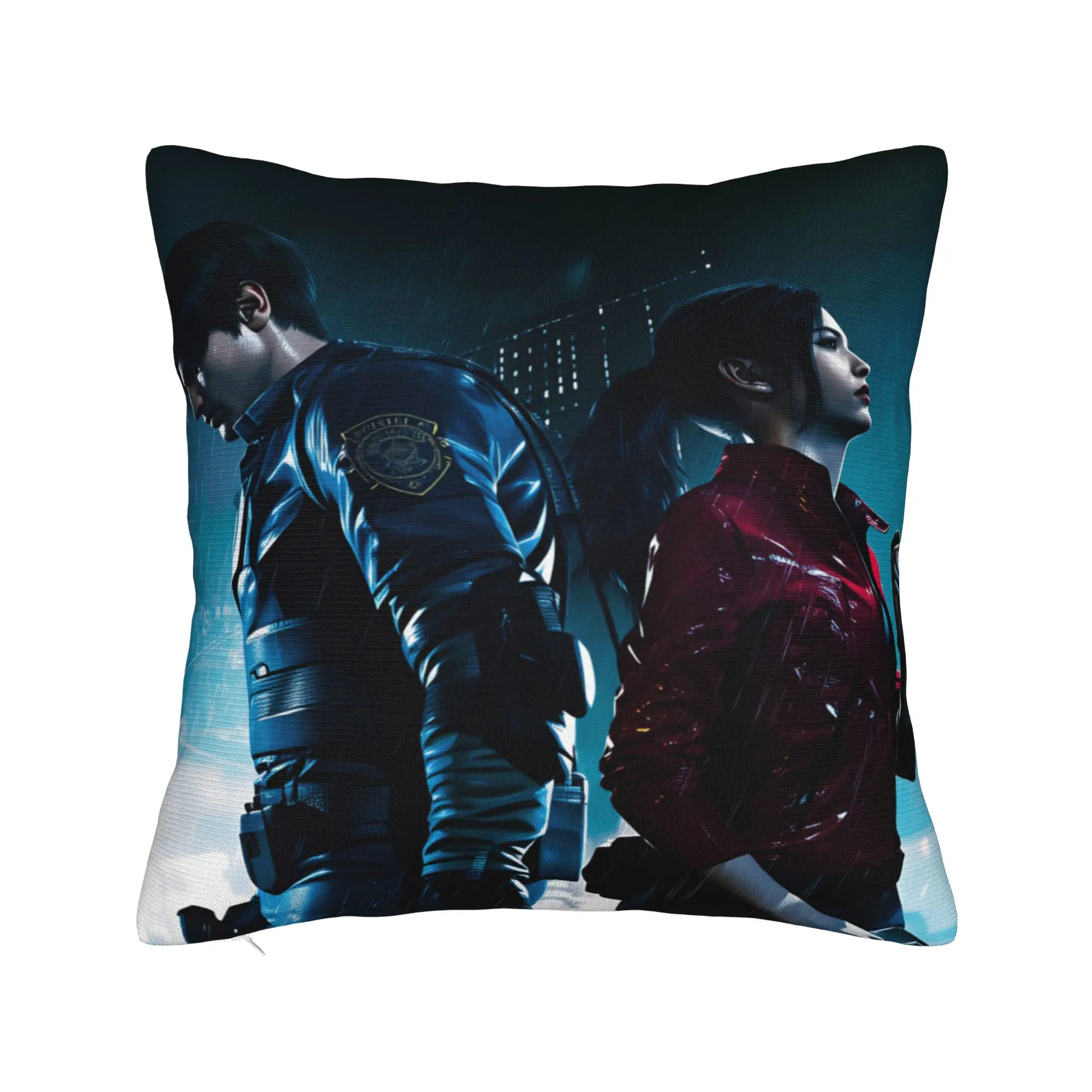 Residents Evils Pillow Cover  Cute Funny Pillow Case For Sofa Home Decor Square Pillowcases Gift Idea