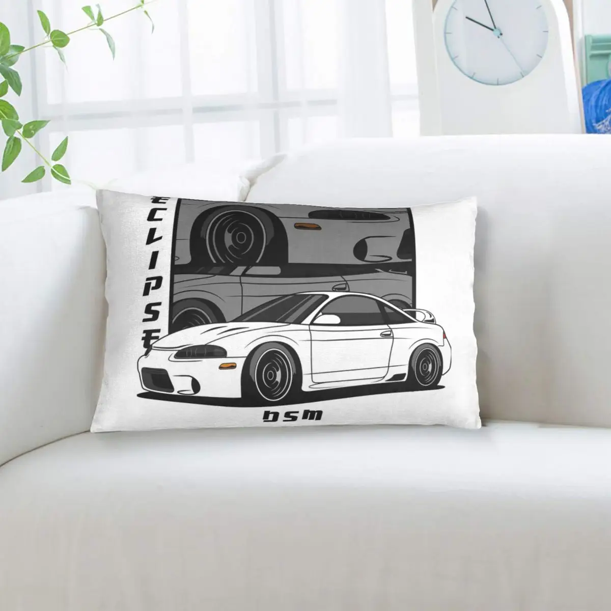 Eclipse 2G Comic Rectangle Pillowcase Cushion Cover Decor Bedroom Bed Home Comfort Throw Pillow