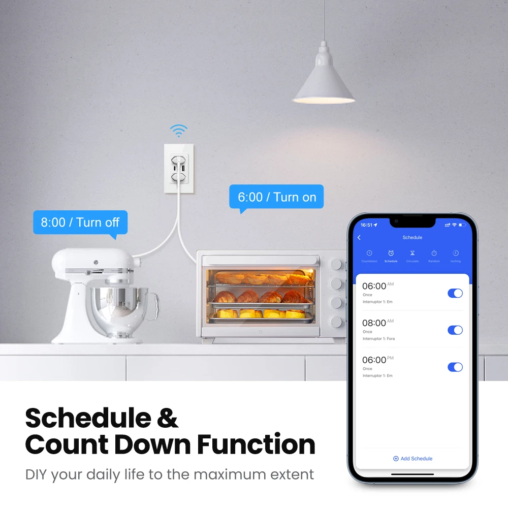 AVATTO Tuya WiFi/ZigBee 브라질 스마트 벽면 콘센트 USB/타입 C 포트 전원 콘센트 고속 충전기 구글 홈 알렉사와 호환