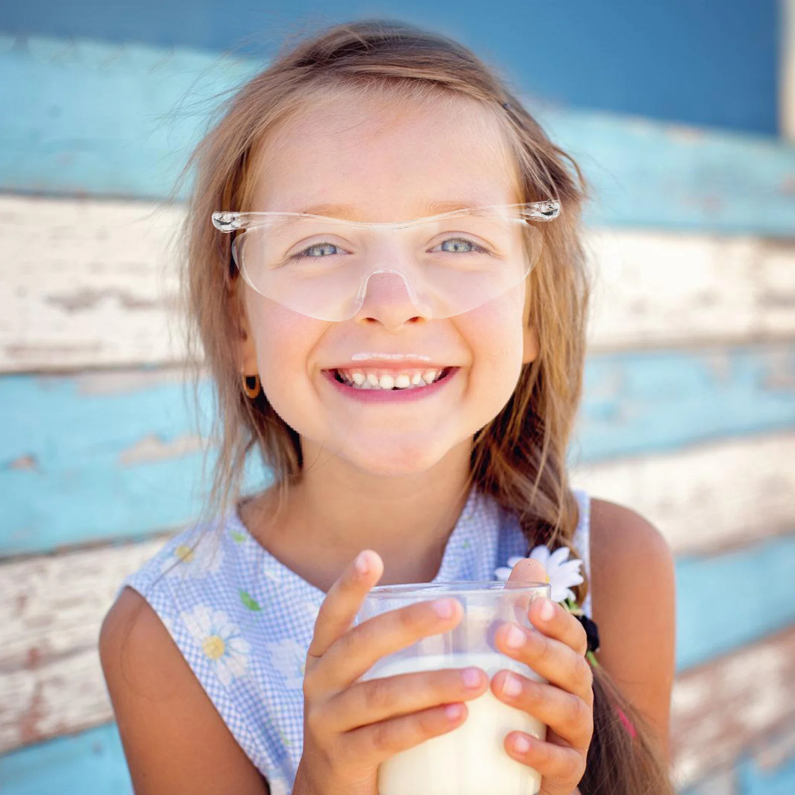 4-teilige Schutzbrille für drinnen und draußen, Sportspielzeug für Kinder, transparent, für Männer, Kunststoff, Chemie, Mann