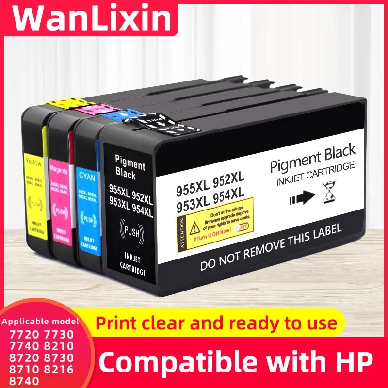 

Совместимый картридж 955 952 953 954 XL 955XL для HP Officejet Pro 7720 7740 8210 8710 8715 8716 8720 8725 8730 8740