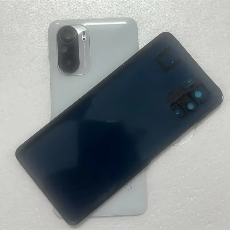 Glass Back Battery Cover for Xiaomi Poco F3 5G Housing Rear Door Case Replacement with Camera Lens
