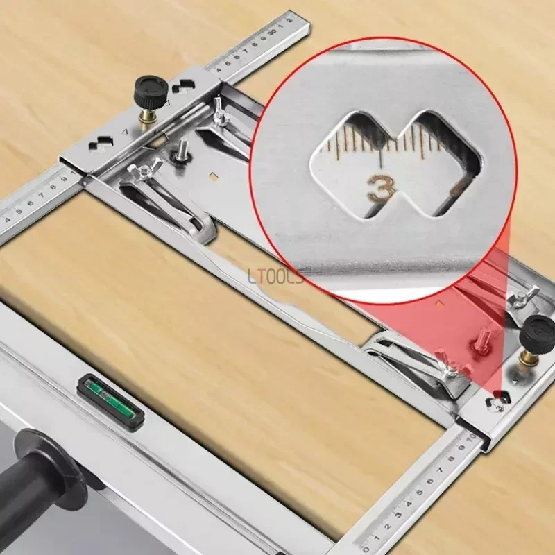 Imagem -03 - Edge Guide Posiçãoing Cutting Machine Posicionador para Circular Saw Cutter And Trimmer Wood Board Tool