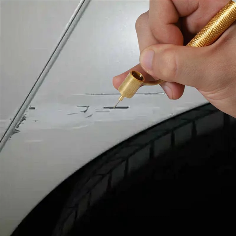 

ABBY-фиксатор тонкой линии, аппликатор для краски, наклонная прецизионная линейка, ручка для скальных чипсов, ремонт автомобильных царапин, ретушь 0,5 мм Dur