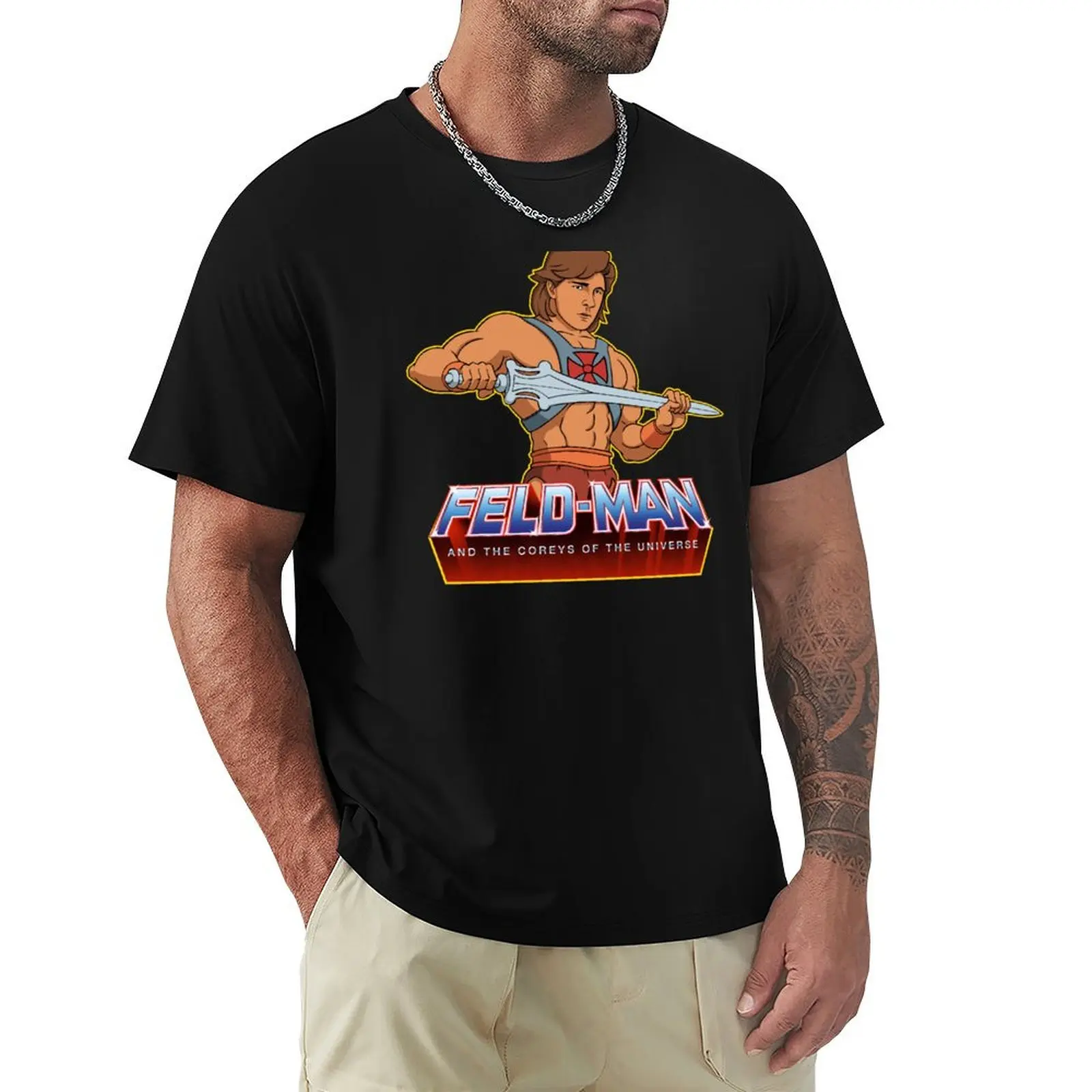 

Feld-Man T-Shirt plus sizes Blouse sports fans graphic shirts plain white t shirts men