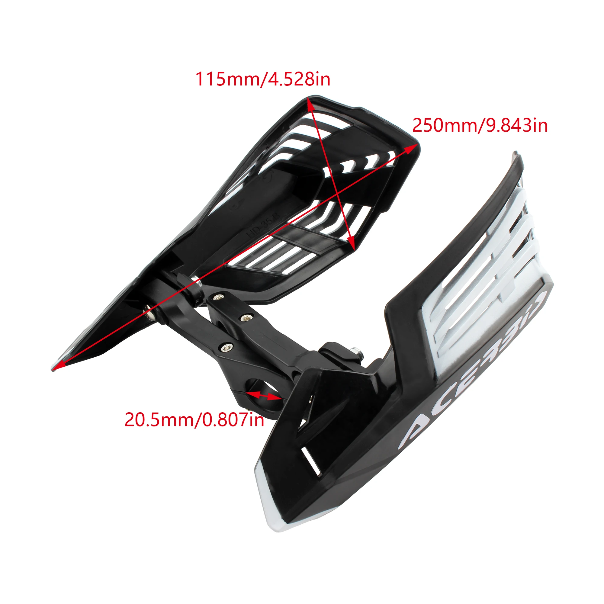 Pelindung setang sepeda motor Universal, pelindung setang Universal untuk KTM Kawasaki Yamaha Honda Suzuki, aksesori sepeda motor Trail Enduro