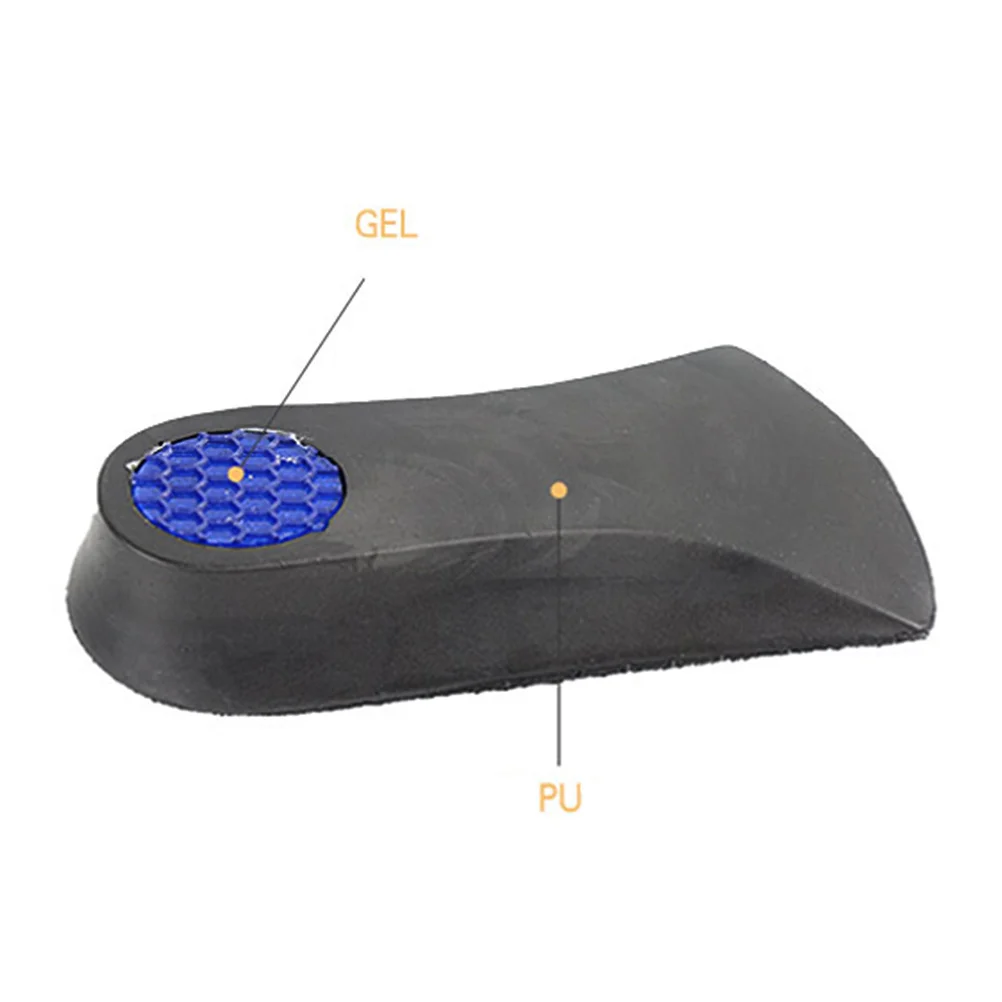 

1 Pair 2.5Cm Height Increase Insoles Invisible Shoe Lifts Heel Inserts For Sneakers Boots Cushioned Breathable Anti-Slip Shoe