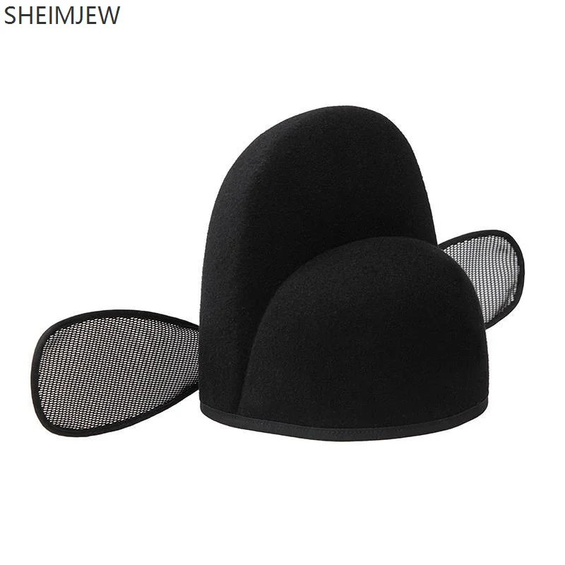 

2025 Thin Breathable Hanfu Hat Chinese Ming Dynasty Flying Fish Clothing Hat Stage Cosplay Hanfu Accessories Black Gauze Hat