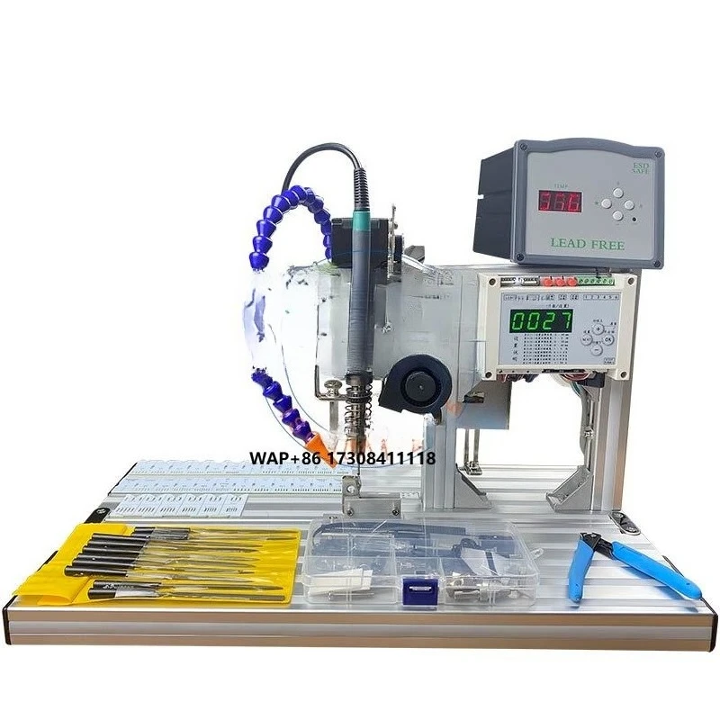 

Semi Automatic Wire Tin Soldering Machine Circuit Board Soldering Welding Equipment Welding Machine