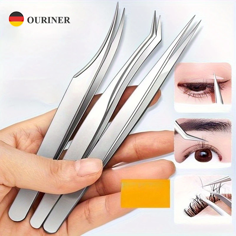 

Eyelash Clip, Golden Feathers Clip, Peacock Clip, Eyelash Extension Tweezers, Beauty Eyelash Artist Special Golden Feathers