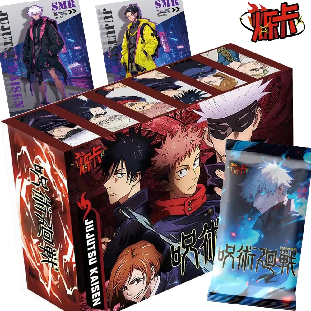 

Wholesale Jujutsu Kaisen Collection Cards For Kids Hot Blooded Fantasy Japanese Anime Rare Card Doujin Toys And Hobbies Gifts