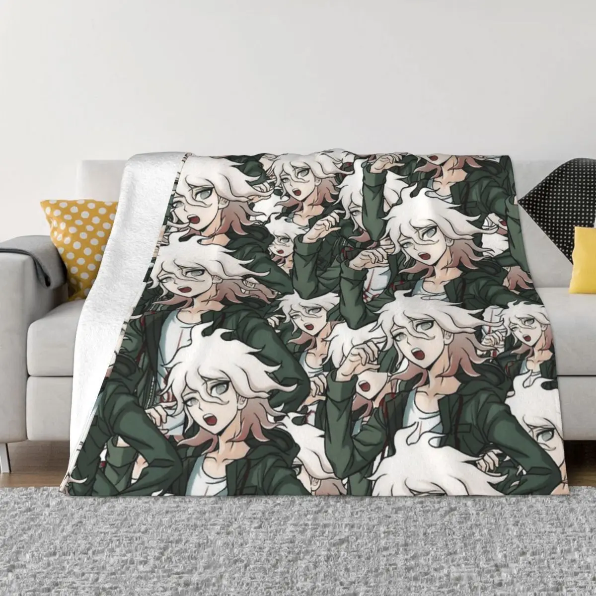 Nagito Komaeda Voice Hope Home Blanket Blankets & Throws Blankets And Blankets Throw Blanket