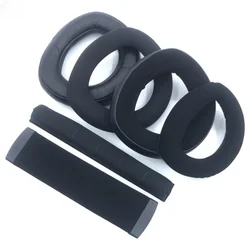 Ear Pads For Sennheiser HD700 HD800 S HD820 Headphones Replacement Headband Foam Earmuffs Ear Cushion