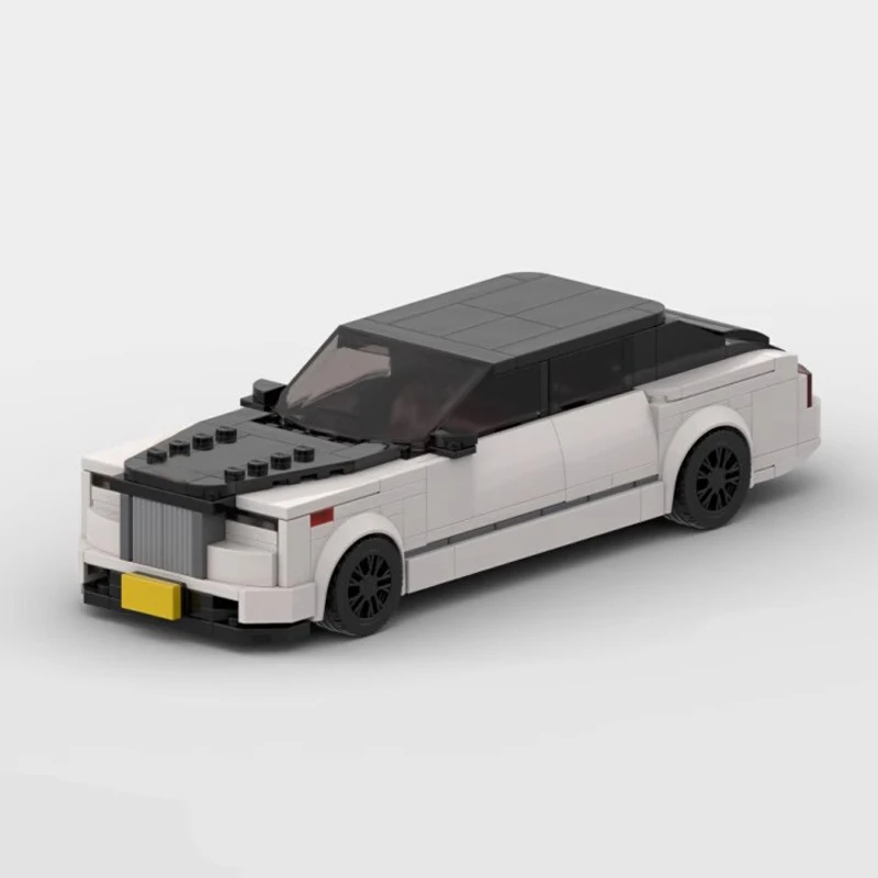 MOC Technical Car Rolls-Royced Series Speed Champion Vehicles Phantom Boat-Tail Wraith Cullinan SUV Set Building Blocks Kid Toys