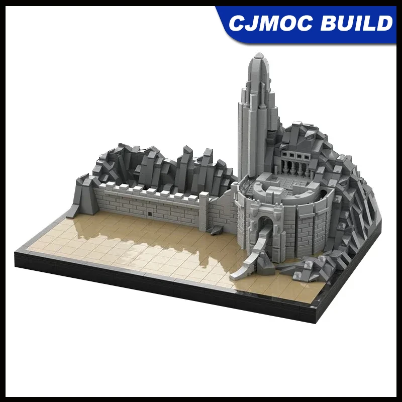 1390pcs Ring Movie Model Moc Building Bricks Midi Scale Helms Deep Technology Blocks Gifts Model Toys DIY Assembly MOC-173272