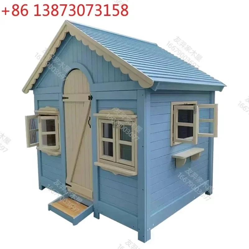 Z Outdoor preservative wood, game room. Outdoor wooden house, removable and assembled toy tree house