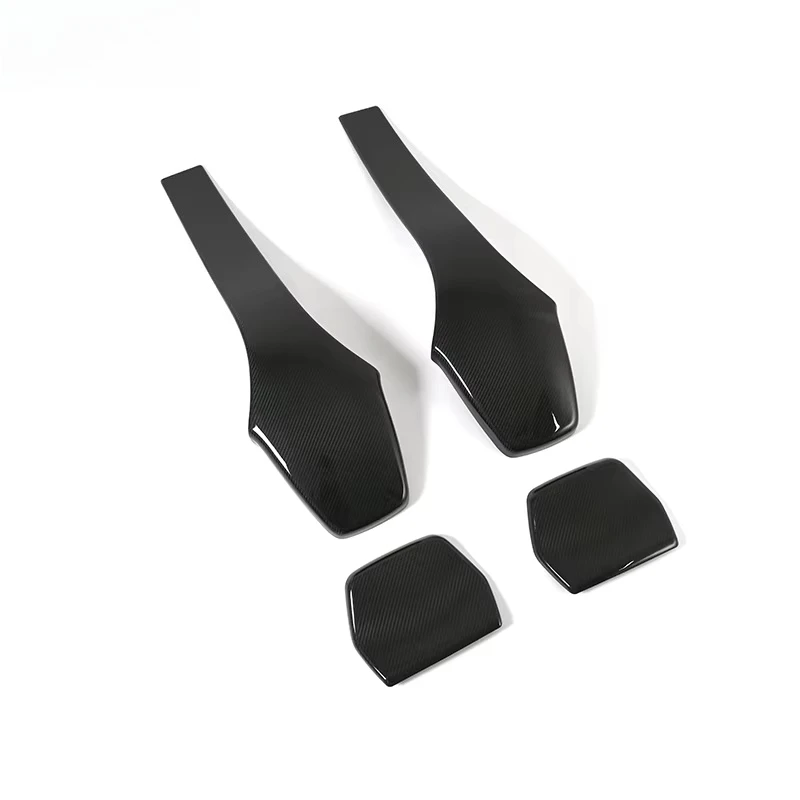 Dry Carbon Fiber 4Pcs Car Inner Seat Back Covers Trims for BMW F80 M3 F82 F83 M4 Sedan Coupe Convertible 2014 - 2018