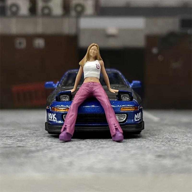 1/64 Scale Resin Model Fast and Furious Suki Figures Diecast Alloy Car Model Display Dioramas Miniature Collection