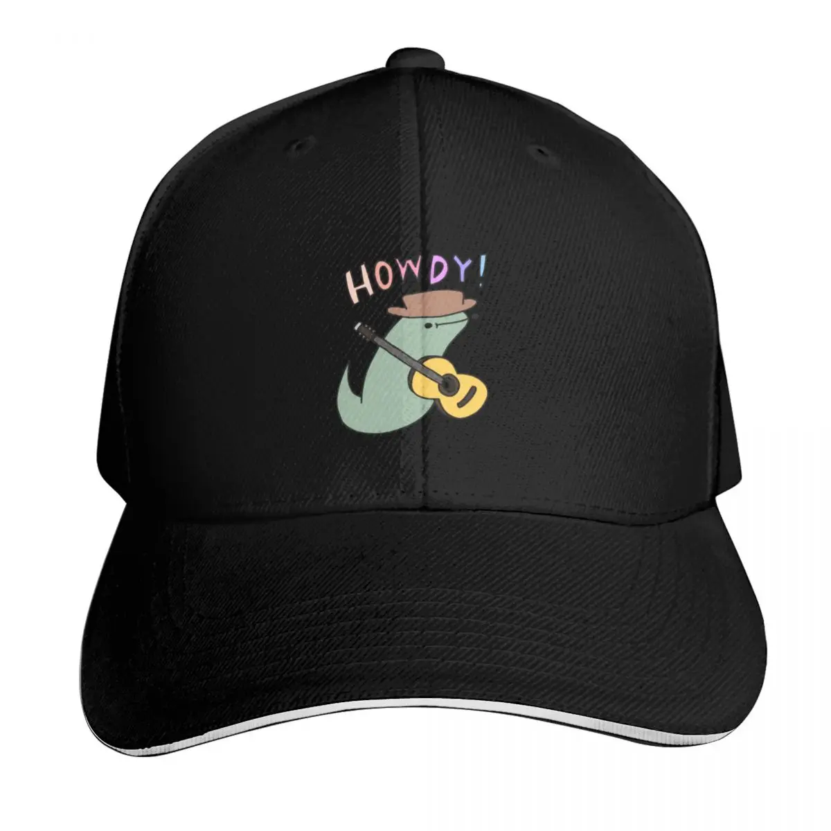 Howdy Cowboy - Tiny Snek Comics Baseball Cap Strapback Dad Hat Six Panel Structured Crown Sun Protection UPF 50+