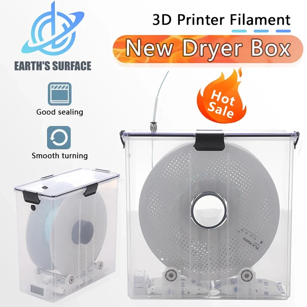 

Moisture-proof 3d printer filament drying oven (without hygrometer)-stable storage, durable and reusable for all FDM