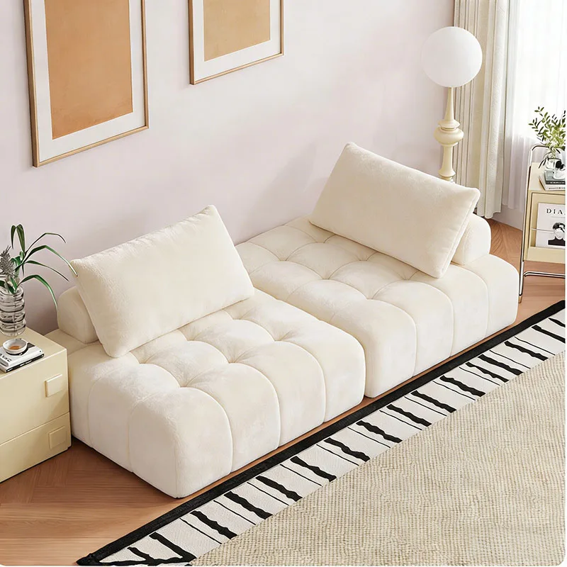 Lazy Modern Living Room Sofas Minimalist Corner Floor Lounge Individual Outdoor Sofa Designer Relaxing Divano Salon Furniture