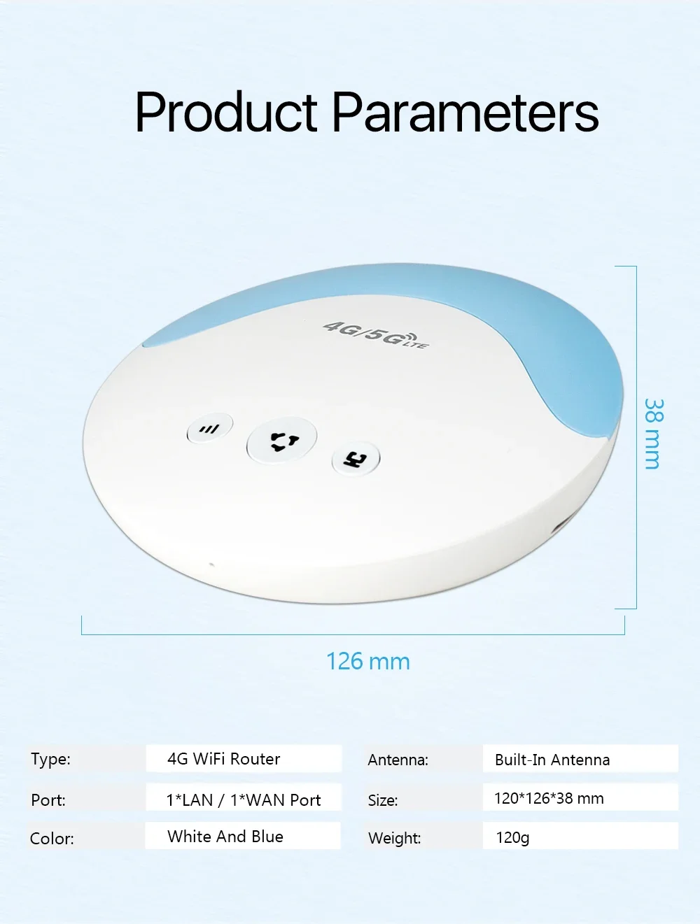 Lc119 4g lte cpe mobiler Router Hotspot Router mit LAN Port SIM Karte tragbaren Router