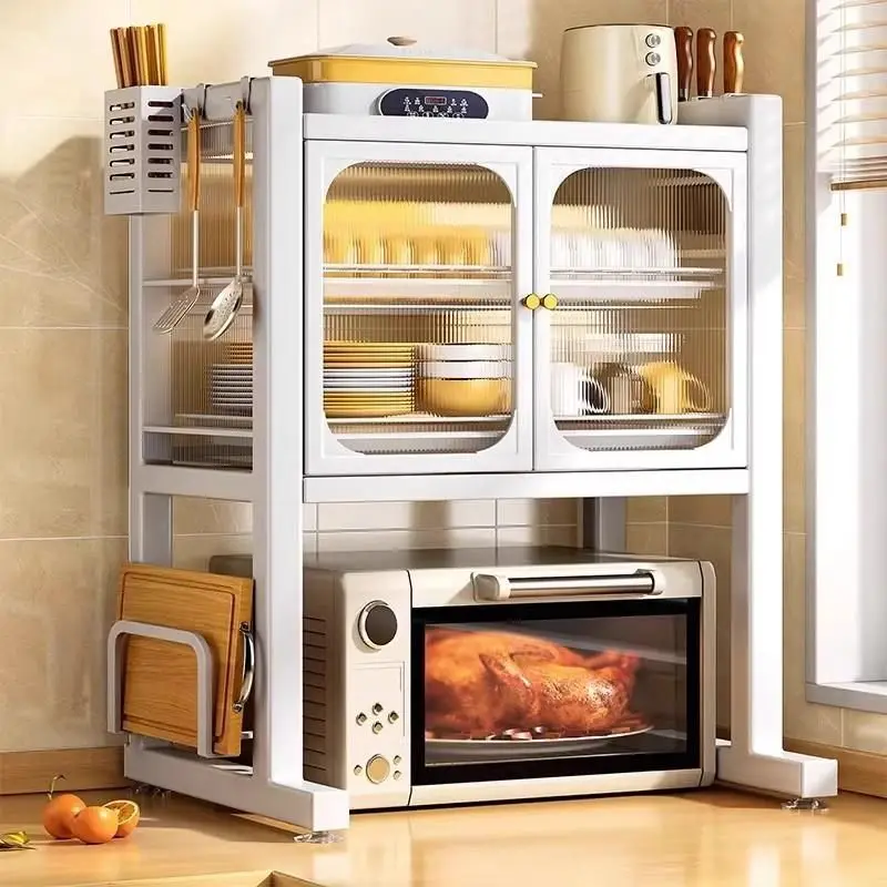 oven rack, kitchen, household countertops, small cupboards, multi-functional dishes and chopsticks storage