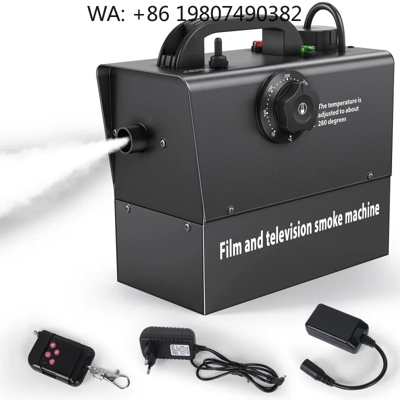 400W Rechargeable Portable Mini Fog  Battery Powered Remote Smoke Maker for DJ Wedding Event Stage FX Gear