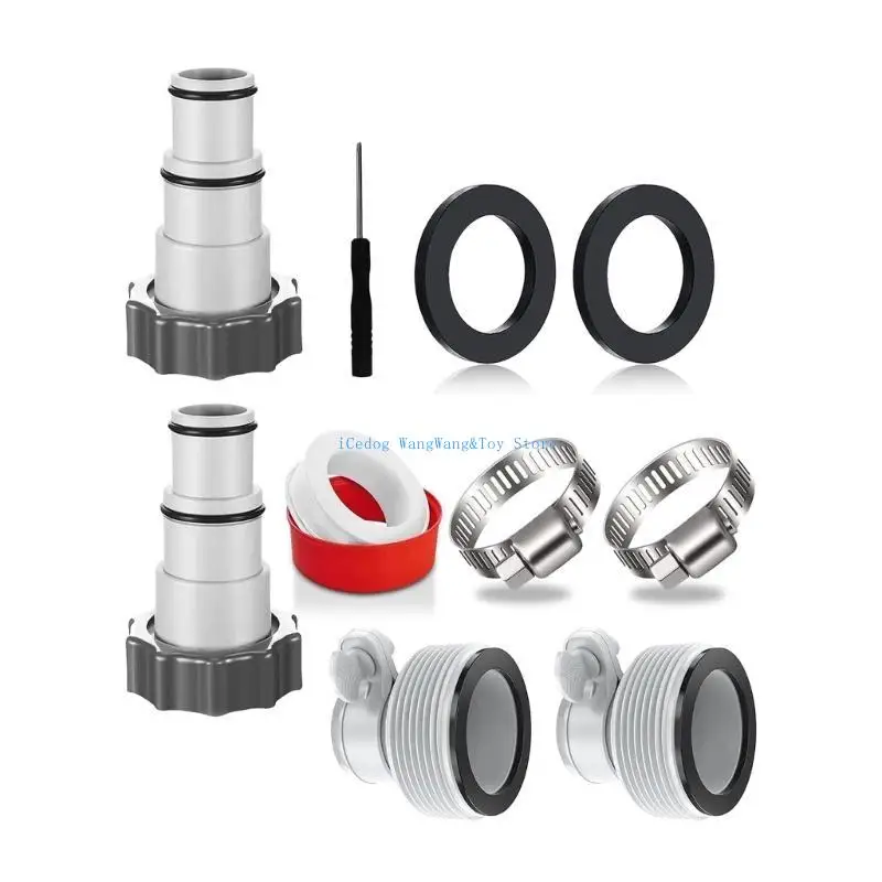 محول خرطوم استبدال MOLF مع ذوي الياقات البيضاء لحوض السباحة الأرضي 1.5 "إلى 1.25"