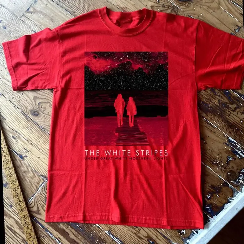 The White Stripes Under Great Northern Lights T Shirt Cotton