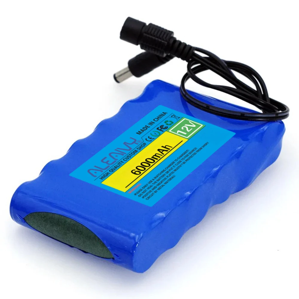 

New Portable 3S2P 12V 6000mah Rechargeable Li-Ion Battery, For LED Portable Rechargeable Li-ion Battery for fishing lights.