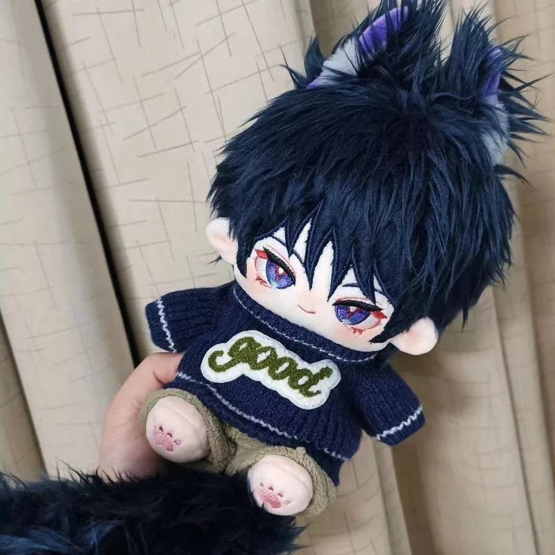 Wanderer Genshin Impact Plush Doll, Brinquedos Periféricos, Jogo de Anime, Pelúcia com Roupas, Presentes Fãs, Itens Frete Grátis, 20cm