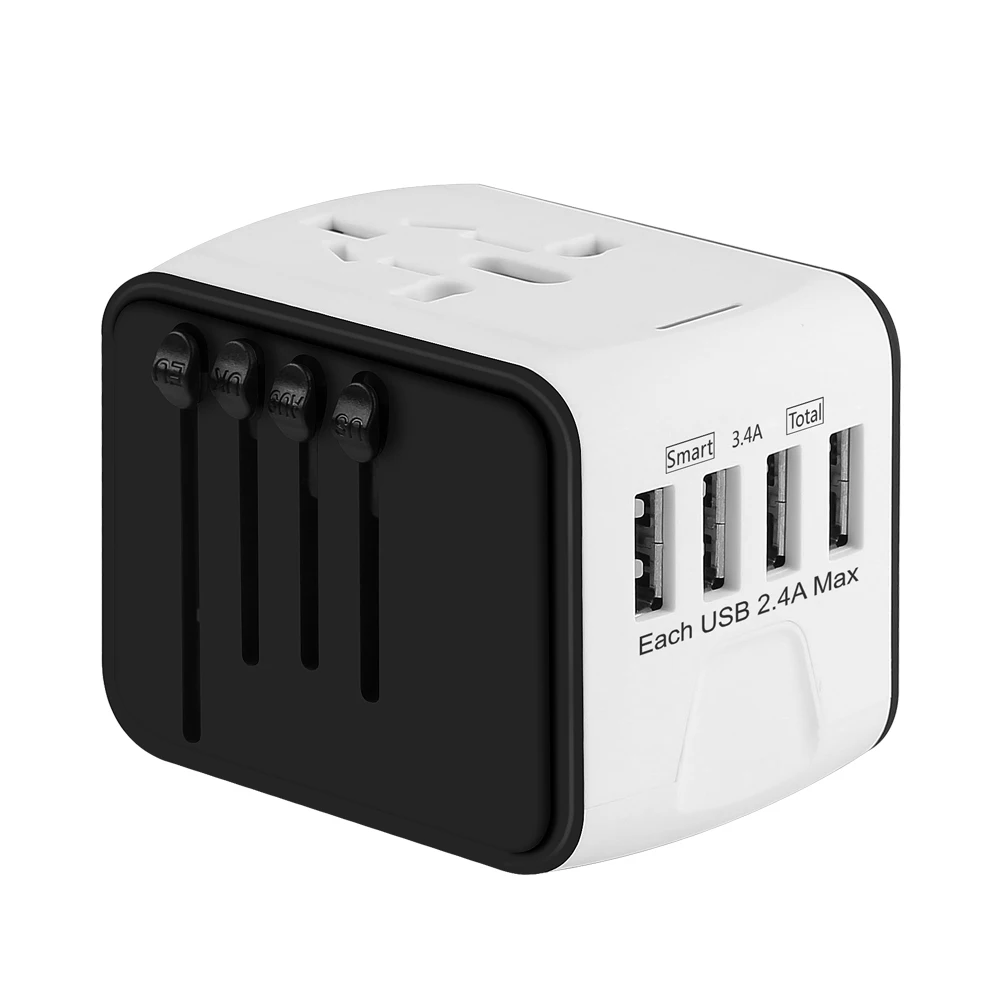 New Multifunctional Plug Adapter Socket European Union UK US Standard Electrical Plug Adapter Travel Charging Adapter