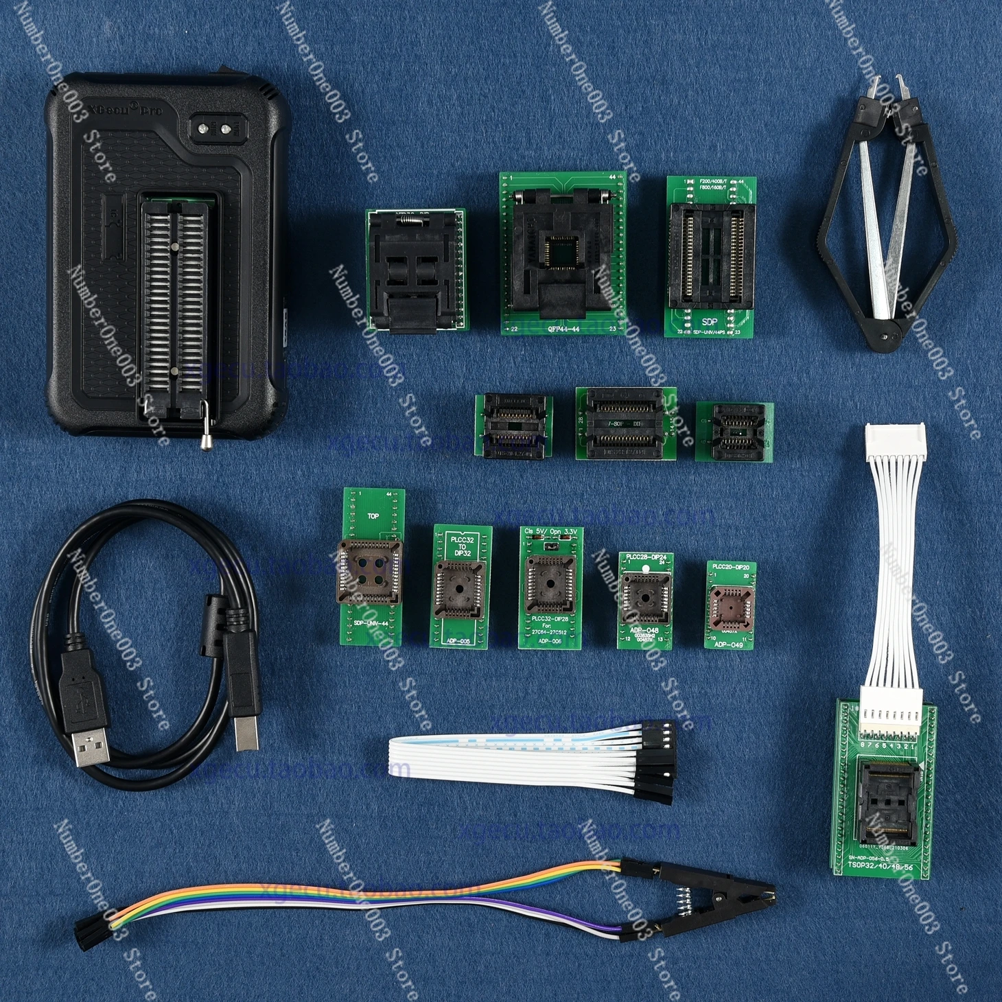 XGecu T56 Programmer Nor Flash/NAND Flash/EMMC + Test Clip + 12 Adapters