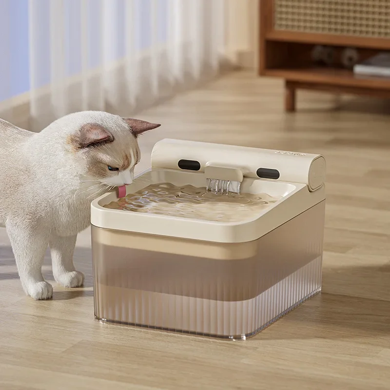 

Wireless Pet Water Fountain 4L Automatic Dog Water Dispenser Battery Fountain Bowl for Cats Indoor with Cat Fountain Filters