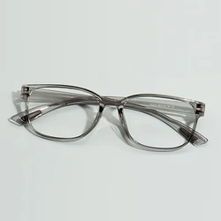 Transparent Medium Colorful Full Rim Men Women TR90 Light Rectangle Eyeglass Frame For Prescription Lenses Myopia Progressive