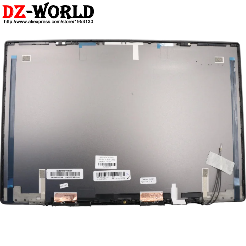 シェルトップ蓋-lcd-スクリーンリアカバーバックケース-lenovo-yoga-s730-13-13iwl-13iml-ラップトップ-5cb0s72859-用
