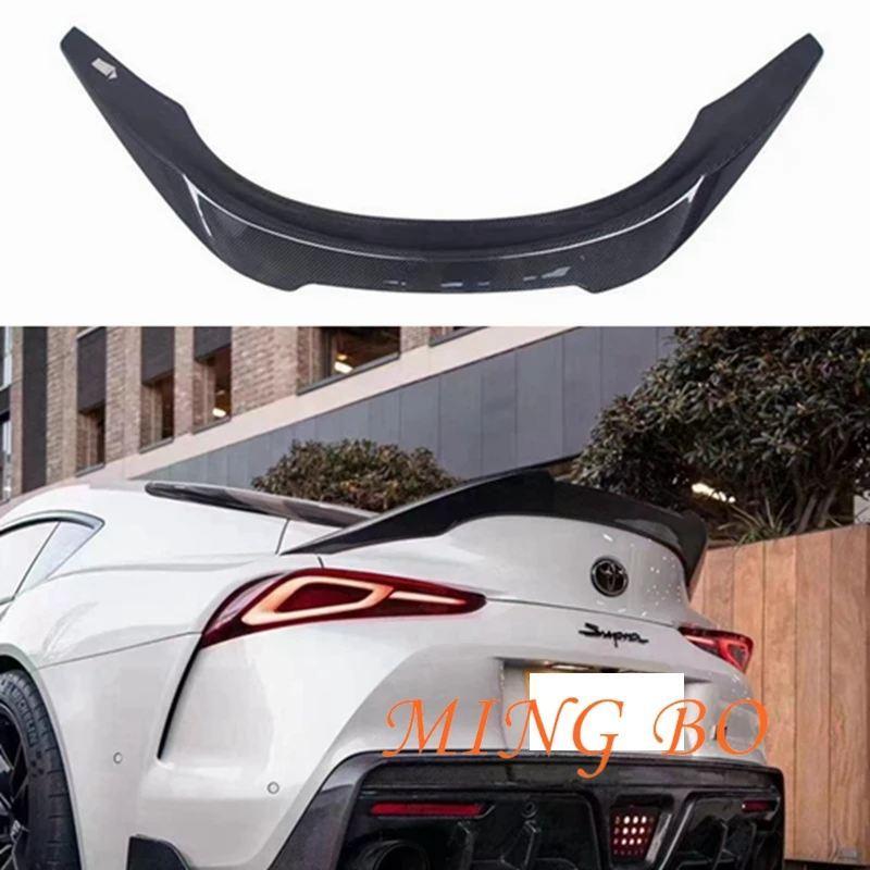 

For Toyota Supra A90 2019 -2020 Car Styling Carbon Fiber FRP Rear Spoiler Trunk Wing