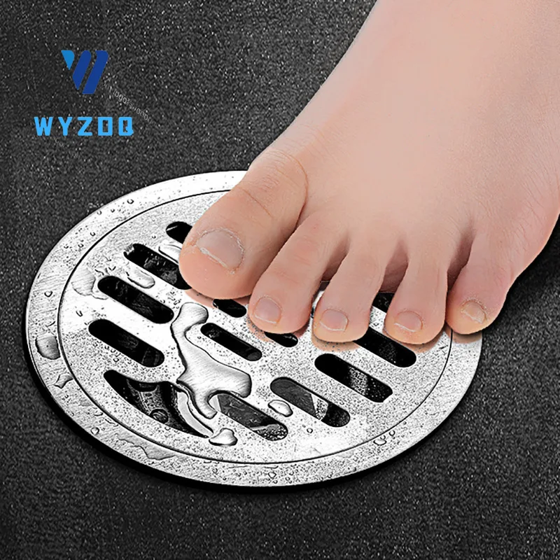 Stainless Steel Floor Drains Toilet Odor-proof Washing Machine Dual-purpose Sewer Cover Shower Drainer for Bathroom Hardware