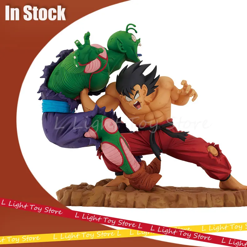 New 15cm Dragon Ball Child Goku Bulma Anime Figure Son Goku Vs Piccolo Action Figurine Dbz Statue Collection Desk Model Toy Gift