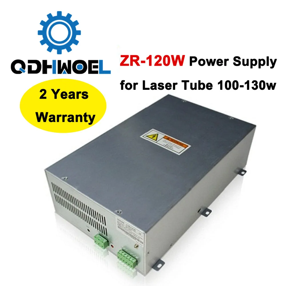 

QDHWOEL ZR-120W 120W Laser Power Supply for 100W - 130W Co2 Glass Laser Tube Engraving and Cutting Machine 2Years Warranty