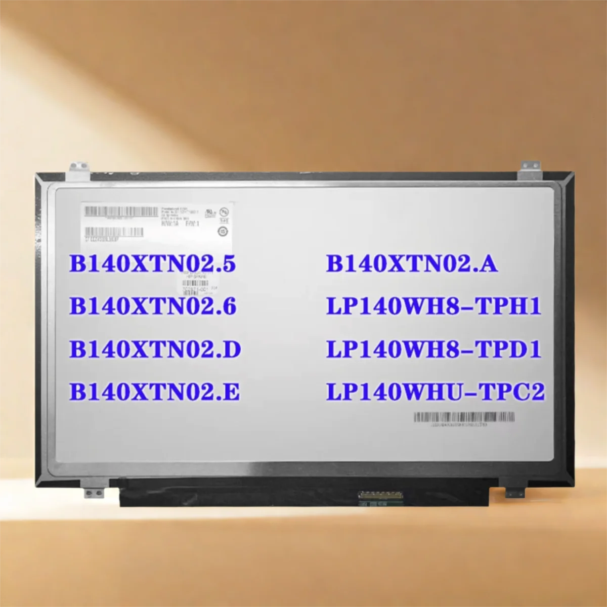 

14,0 "тонкий B140XTN02.5 B140XTN02.6 B140XTN02.D B140XTN02.E B140XTN02.A Подходит для LP140WH8-TPH1 LP140WH8-TPD1 LP140WHU-TPC2 30-контактный eDP
