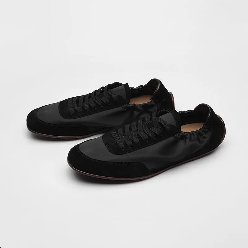 

Breathable Outdoor Commuting Flat Bottom Casual Shoes Men's Comfortable Simple Design Walking Touring Mountain Climbing Shoes
