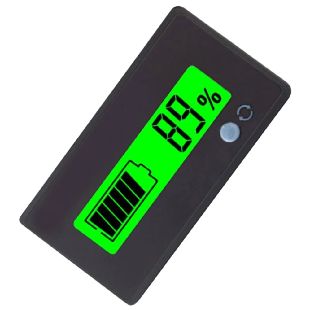 Waterproof For battery Voltage and SOC Display for 12V to 72V Lithium and Lead-Acid For battery Monitoring Applications