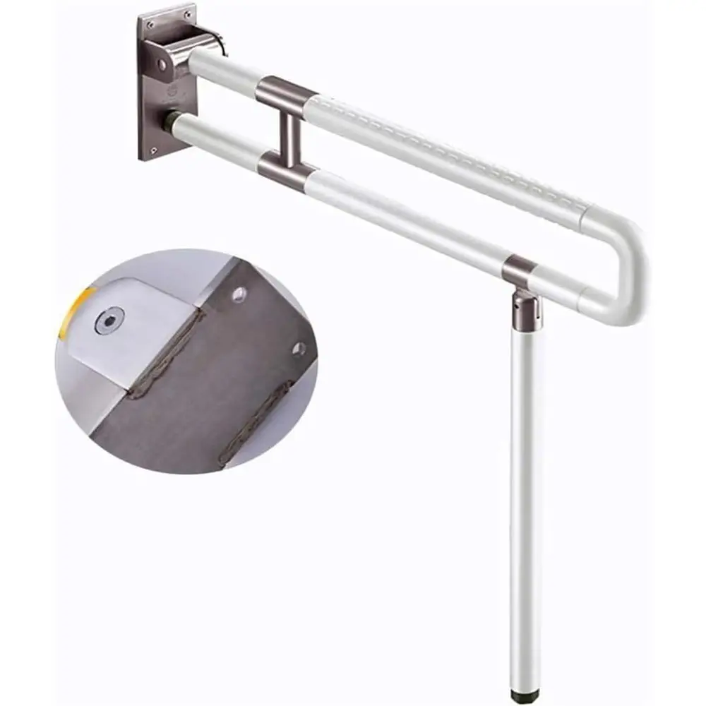 Bathroom Safety Rails - Non-Slip Stainless Steel Grab Bars for Toilet and Bathtub Support
