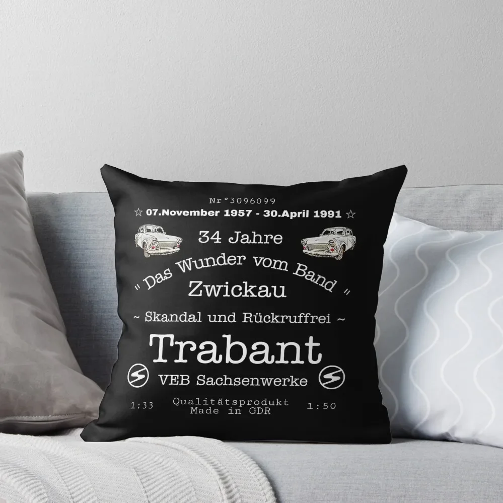 Trabant Design - Trabi shirt and accessories Throw Pillow christmas pillow case Sofa Decorative Covers New year pillow