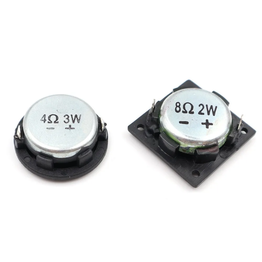 5PCS 28MM full range Bluetooth speaker 4Ω 3W/8 ohms 2 watts round square PU side woofer