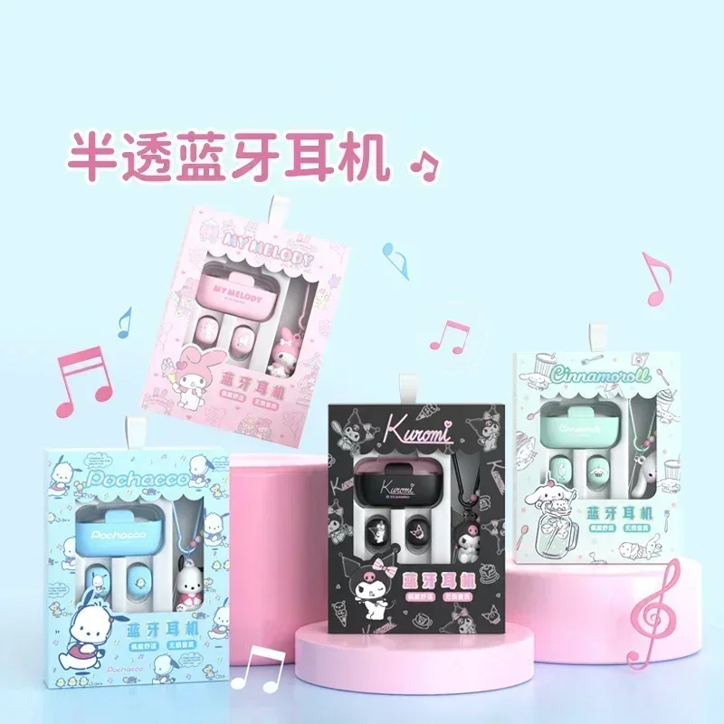 Js-0102 True Wireless Bluetooth Earphones Sanrio Kunomi Cinnamoroll Comfortable To Wear Music Call Birthday Gift Mini Headset